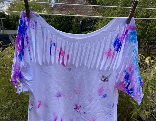 T'shirt Upcycling with Tie Dye Effects