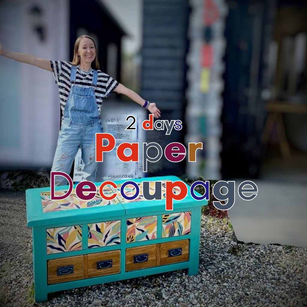 Decoupage Furniture Upcycling Workshop in Essex