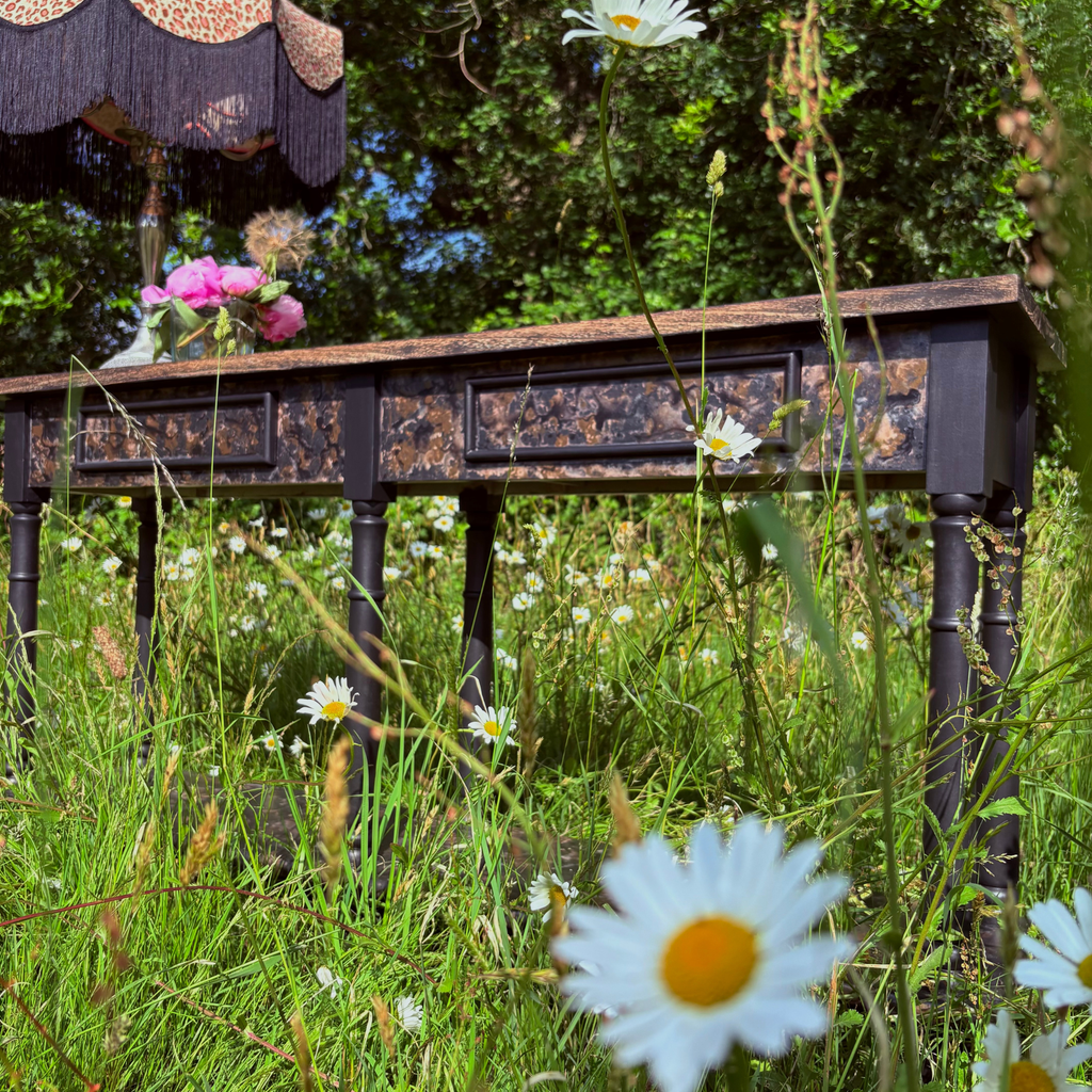 Rustic Upcycled Console Table for Sale | Vintage Furniture UK | ReVamp Boutique