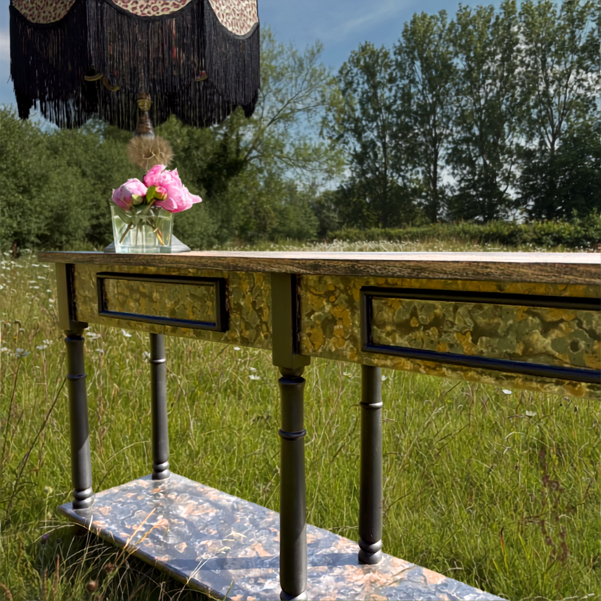 Rustic Upcycled Console Table for Sale | Vintage Furniture UK | ReVamp Boutique