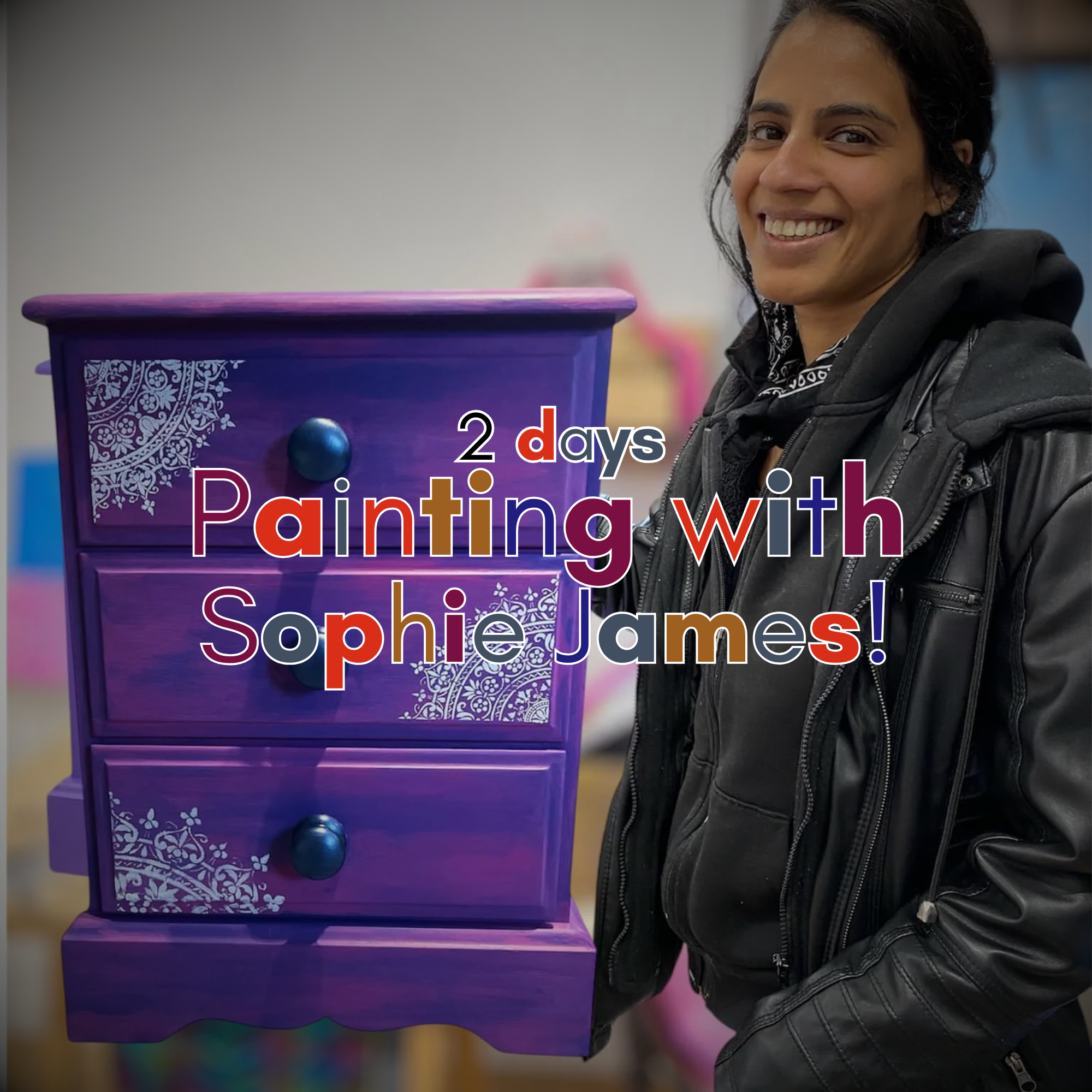 Painting with Sophie James Decor Paint Workshop