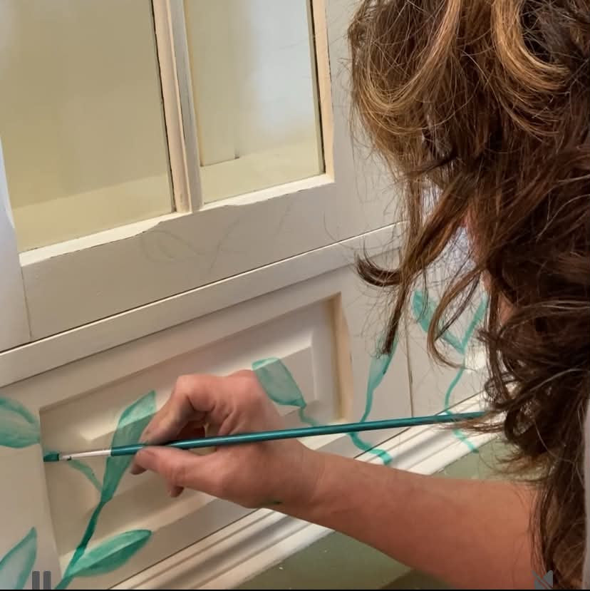 Hand Painting & Decoupage Workshop For Organic Design