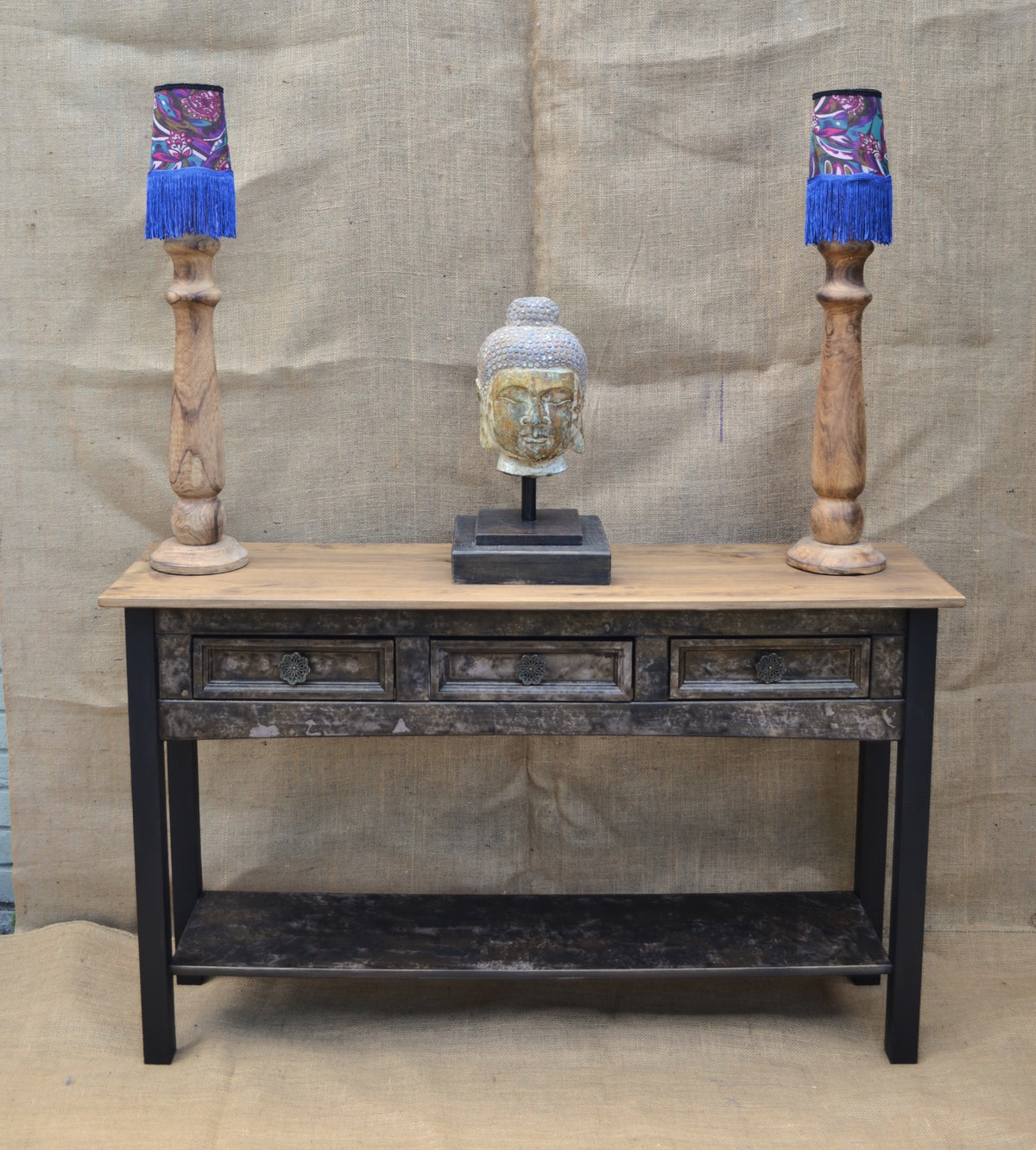 Rustic Upcycled Console Table for Sale | Vintage Furniture UK | ReVamp Boutique