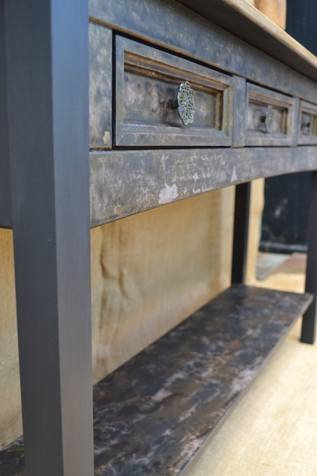 Rustic Upcycled Console Table for Sale | Vintage Furniture UK | ReVamp Boutique