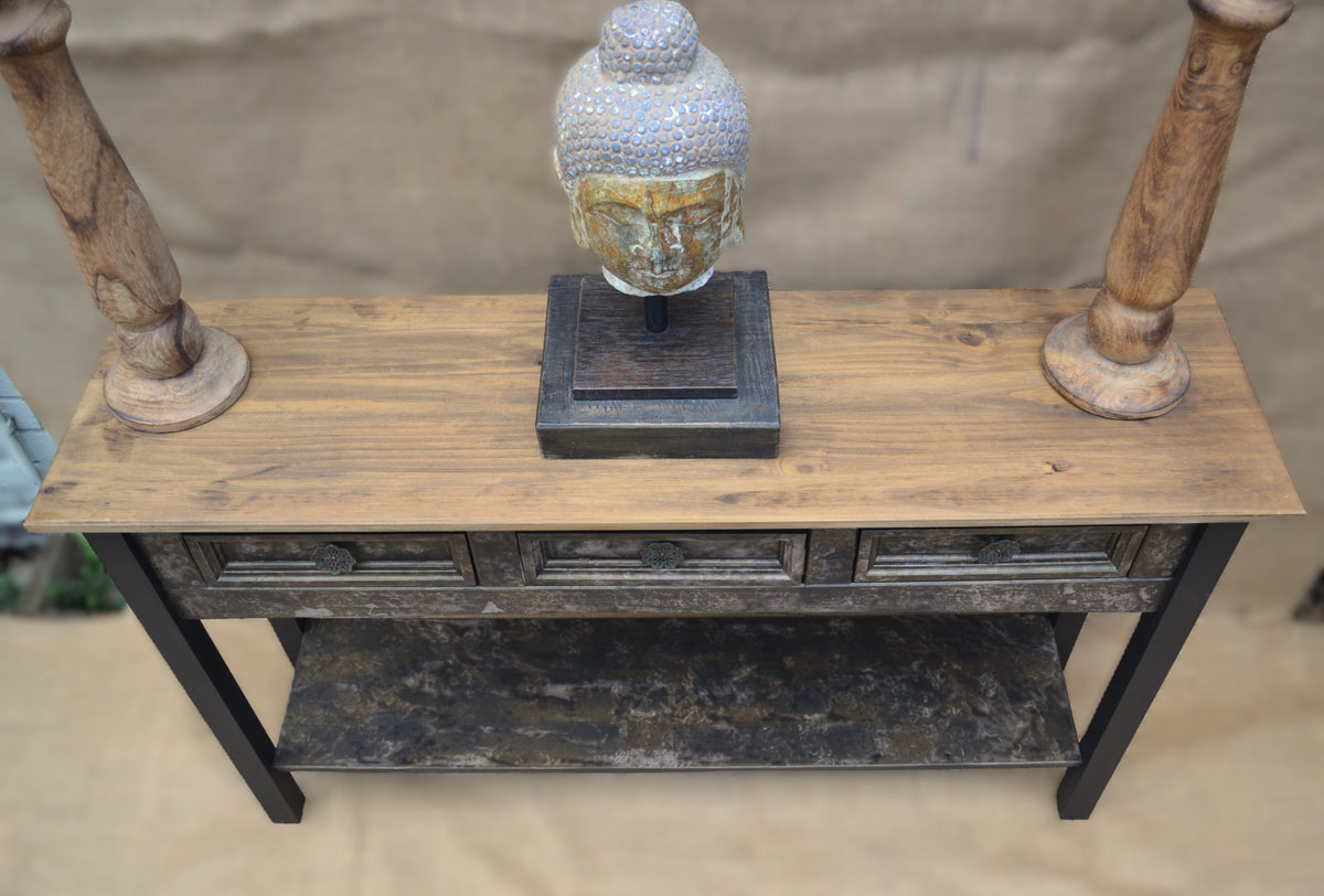 Rustic Upcycled Console Table for Sale | Vintage Furniture UK | ReVamp Boutique