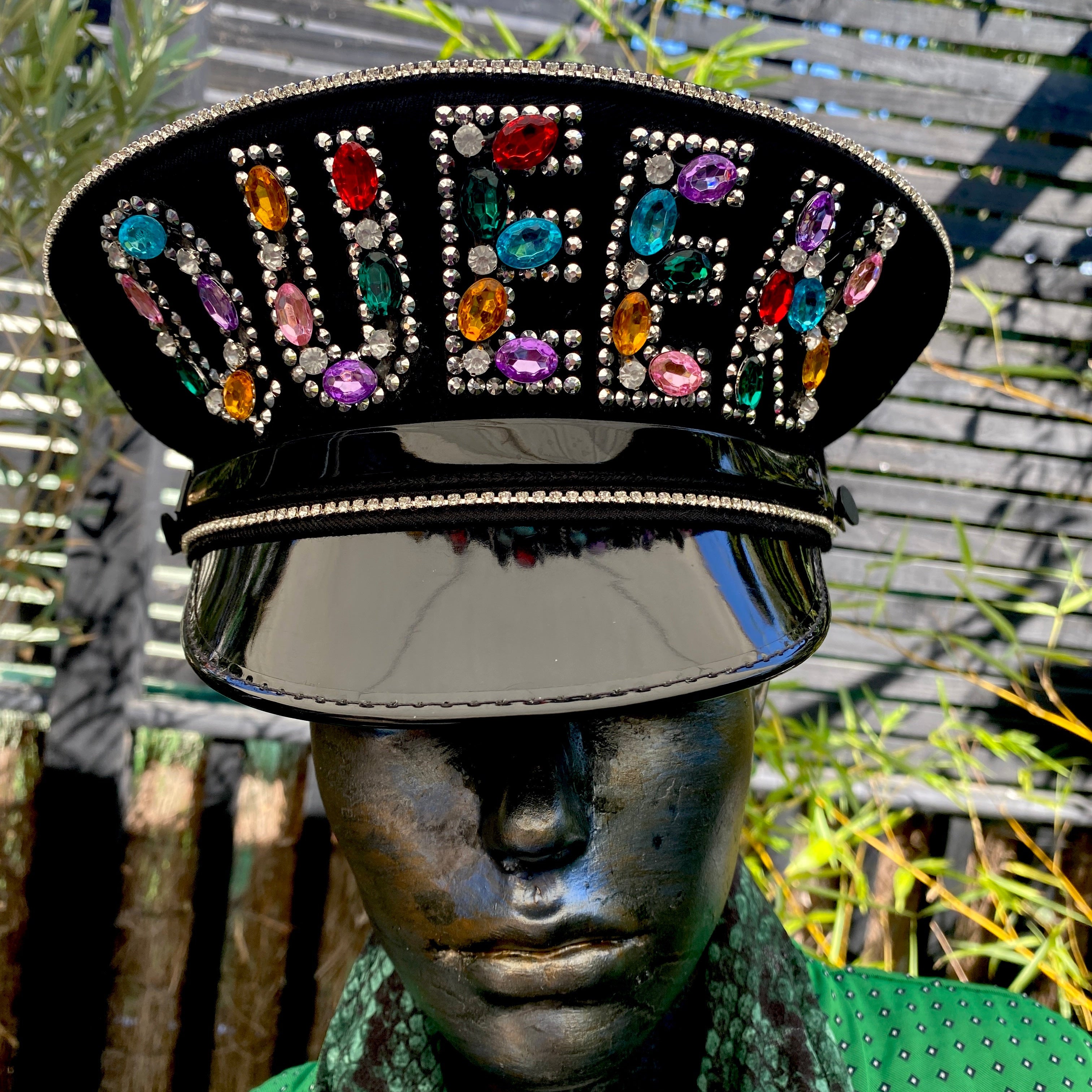 Black Queen Bling Hat for Sale | ReVamp Boutique UK