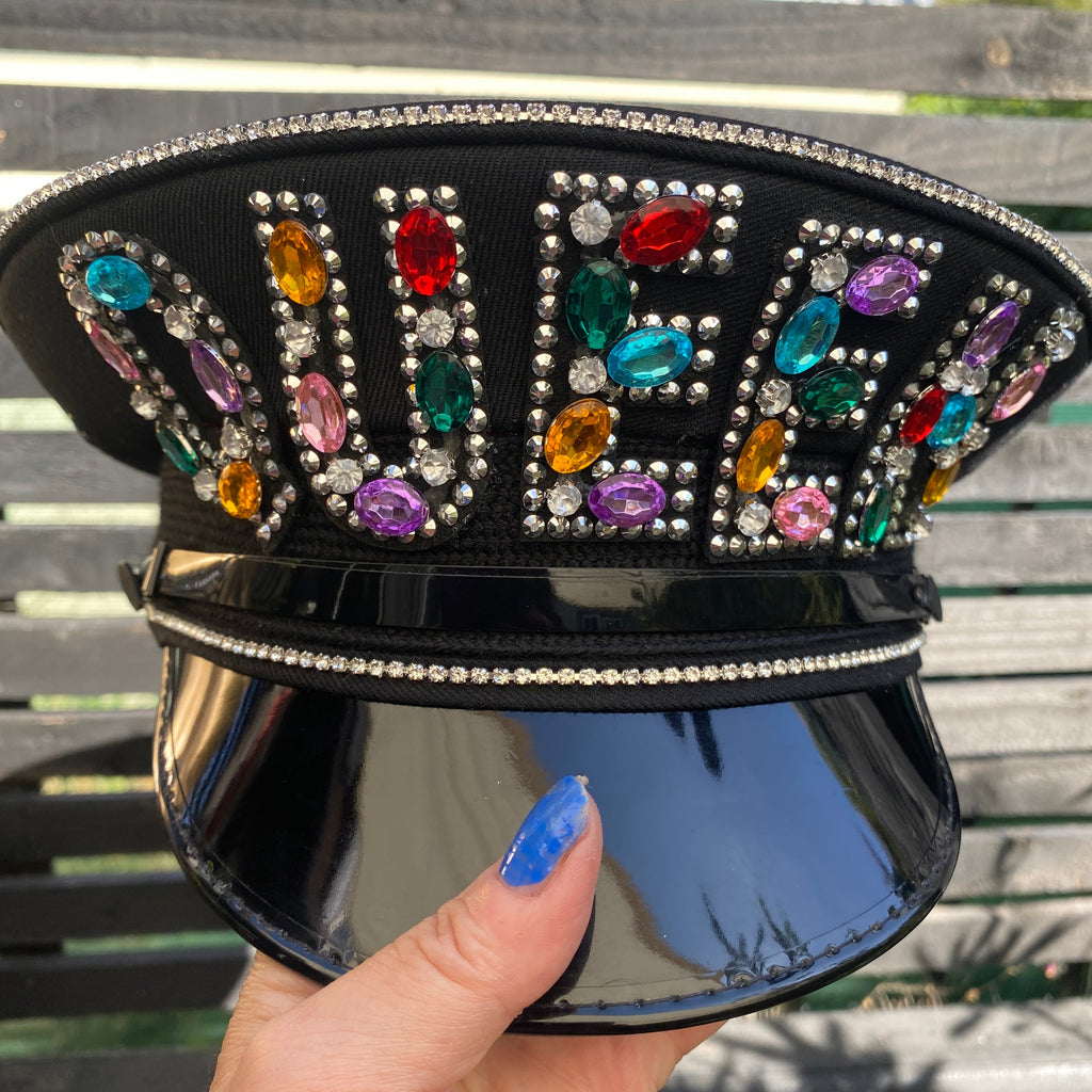 Black Queen Bling Hat for Sale | ReVamp Boutique UK
