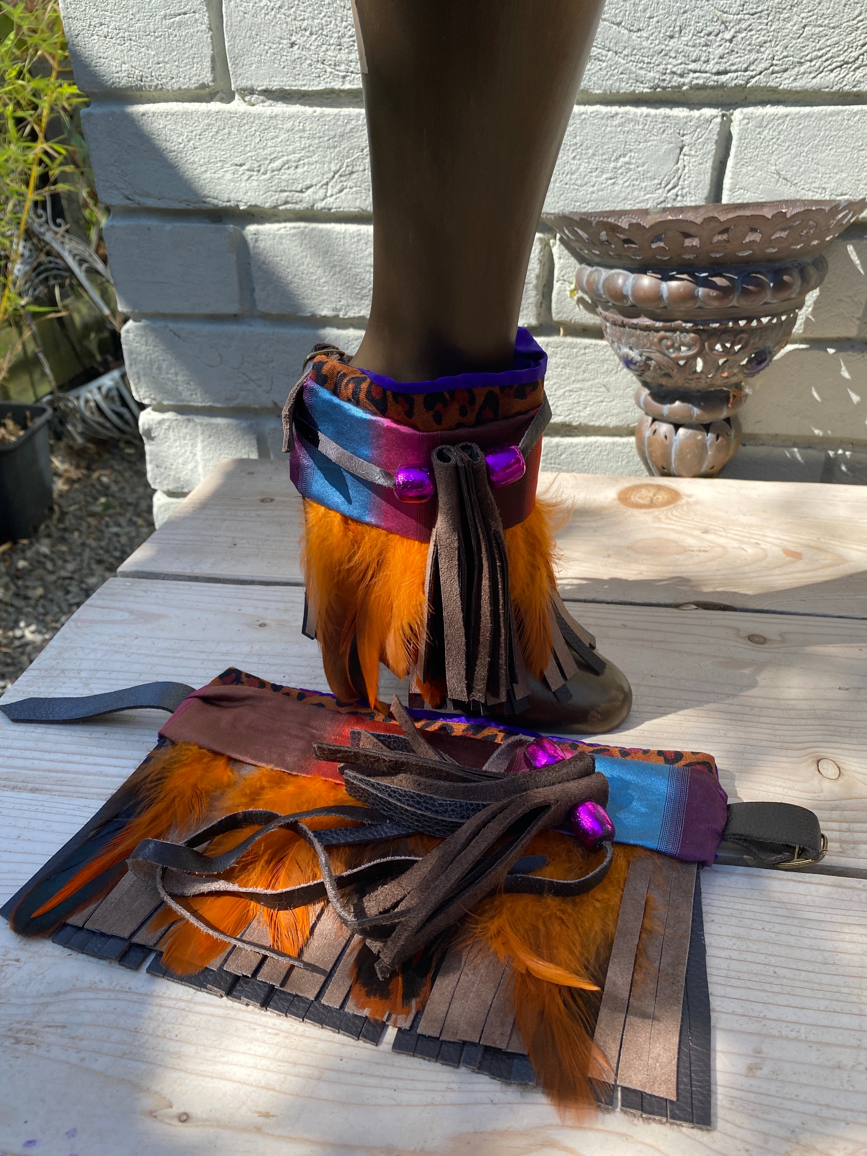 Phoenix Feather Boot Cuffs | ReVamp Boutique