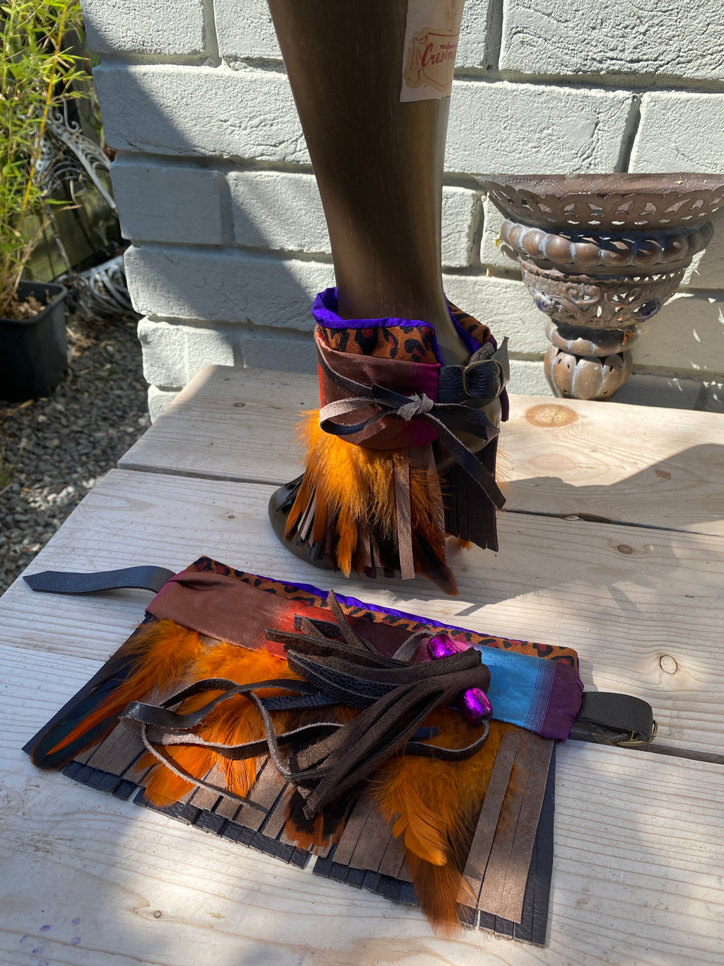 Phoenix Feather Boot Cuffs | ReVamp Boutique