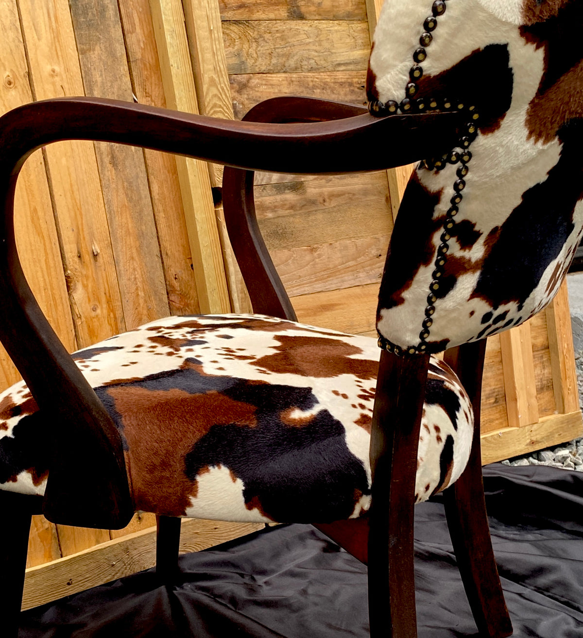 Vintage Pony Skin Armchair | ReVamp Boutique UK