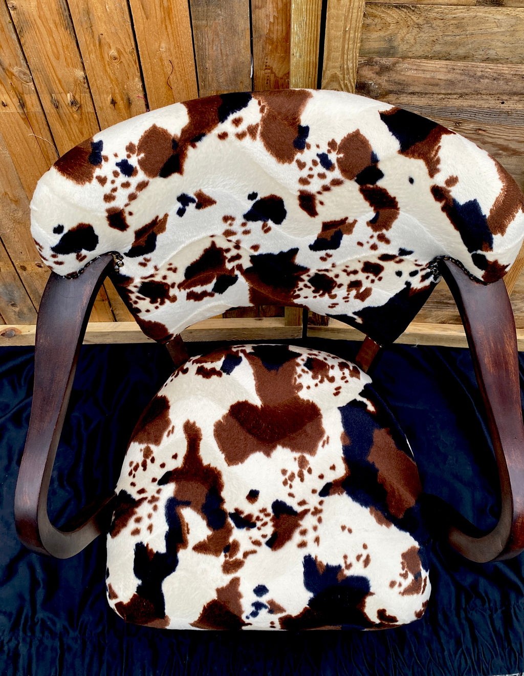Vintage Pony Skin Armchair | ReVamp Boutique UK