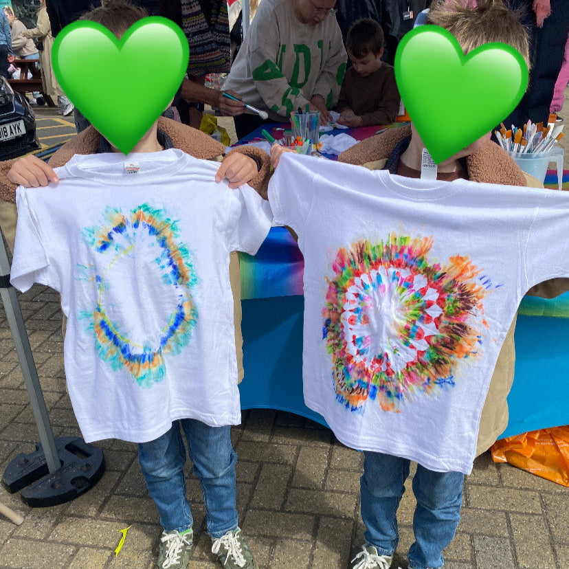 Creative Tie Dye Effect Upcycling