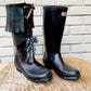 Woodland Wanderer Festival Boot Ankle Cuffs made from Recycled Leather