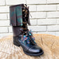 Woodland Wanderer Festival Boot Ankle Cuffs made from Recycled Leather