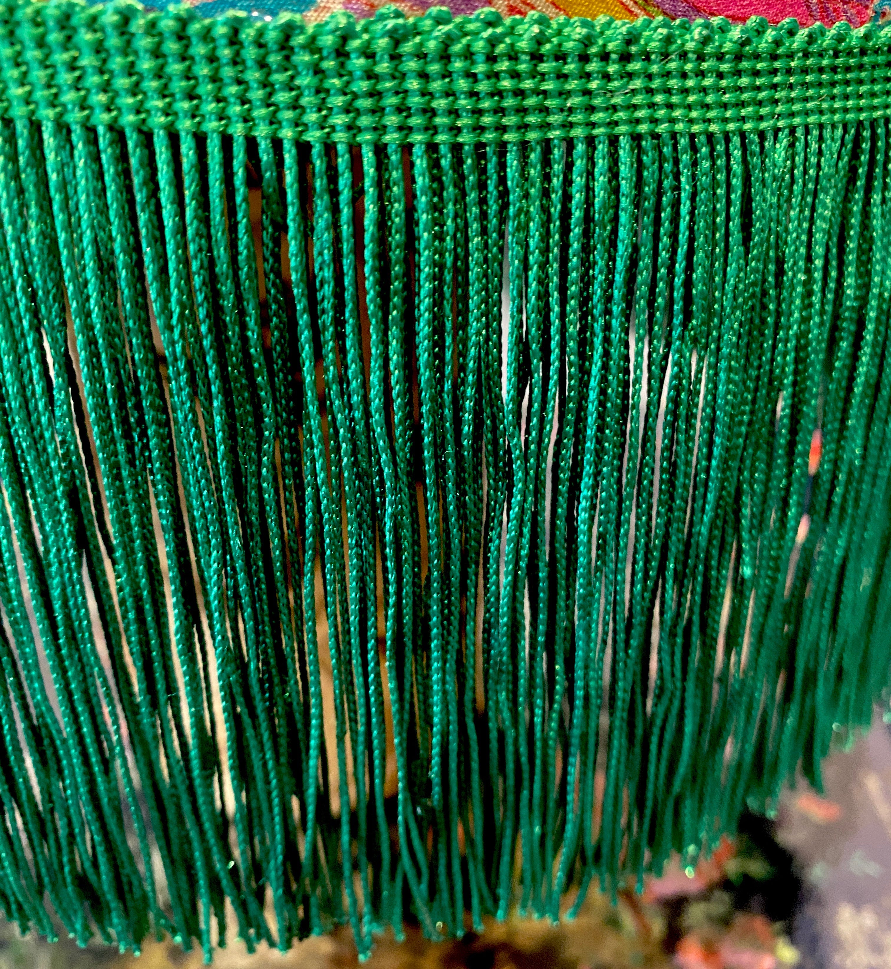 Greta Garbo ReVamp Vintage Fringed Lampshade