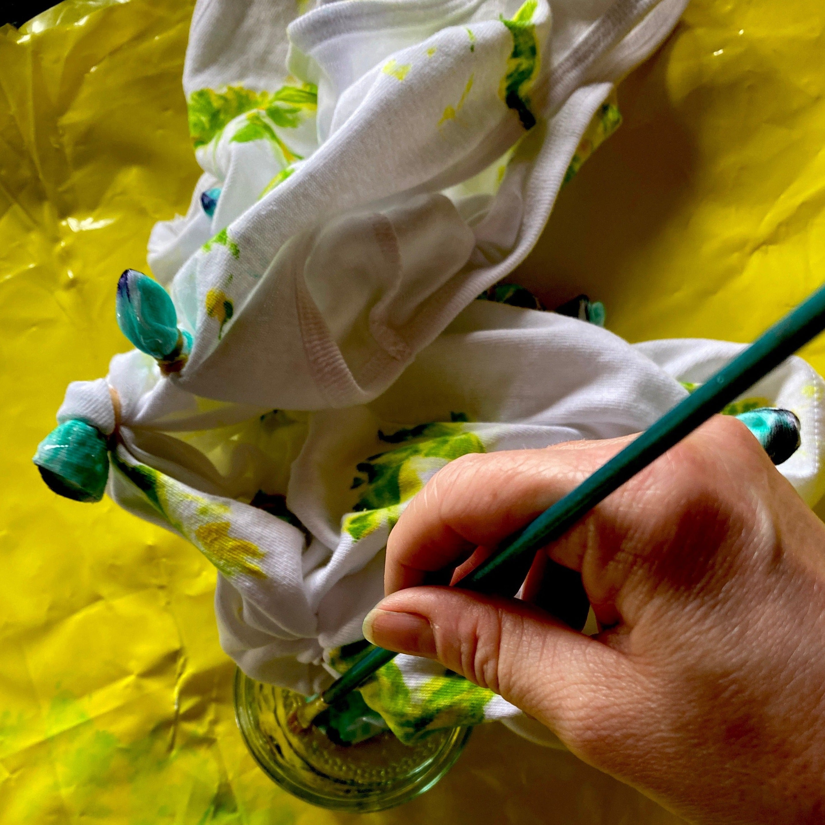 Creative Tie Dye Effect Upcycling