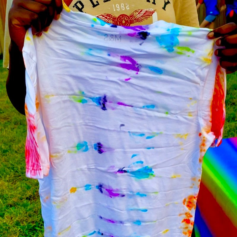 Creative Tie Dye Effect Upcycling