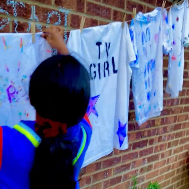 Creative Tie Dye Effect Upcycling