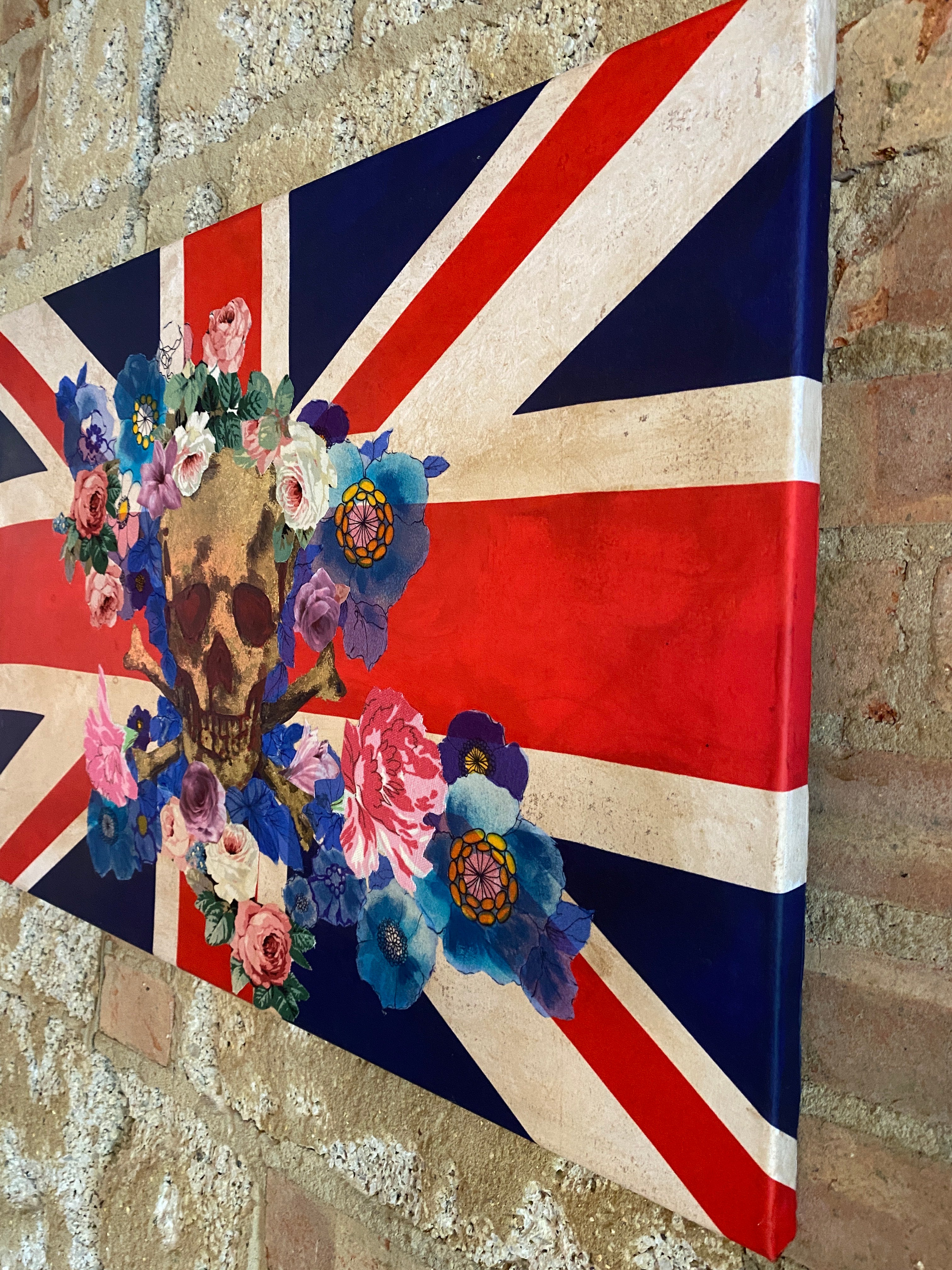 Collage Canvas Fabric & Paint Art Course