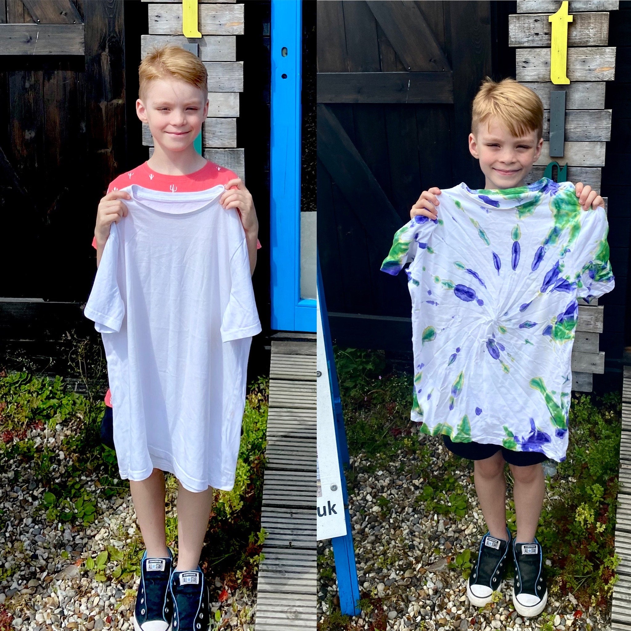 Creative Tie Dye Effect Upcycling