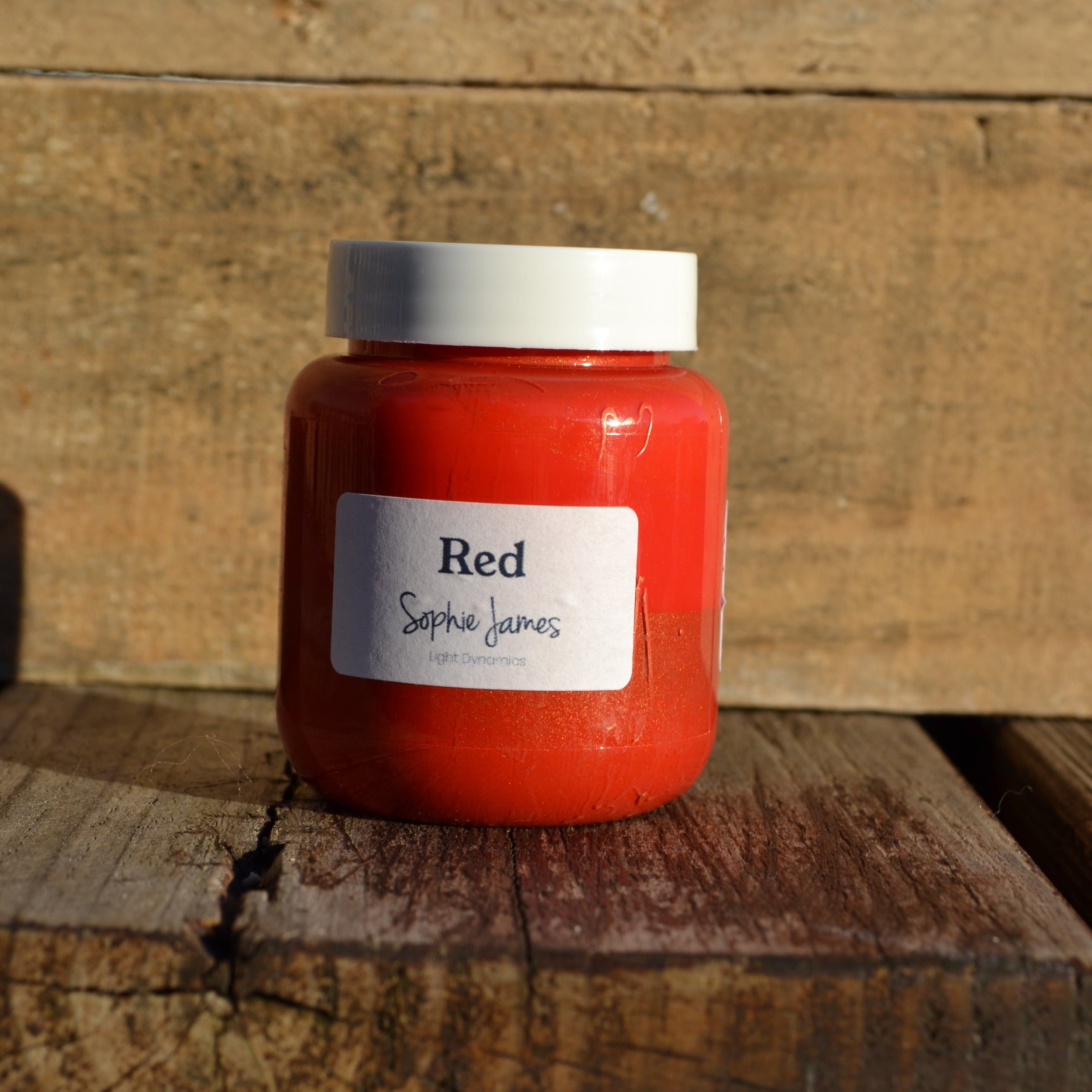 Red Light Dynamics Paint by Sophie James – ReVamp Boutique Furniture