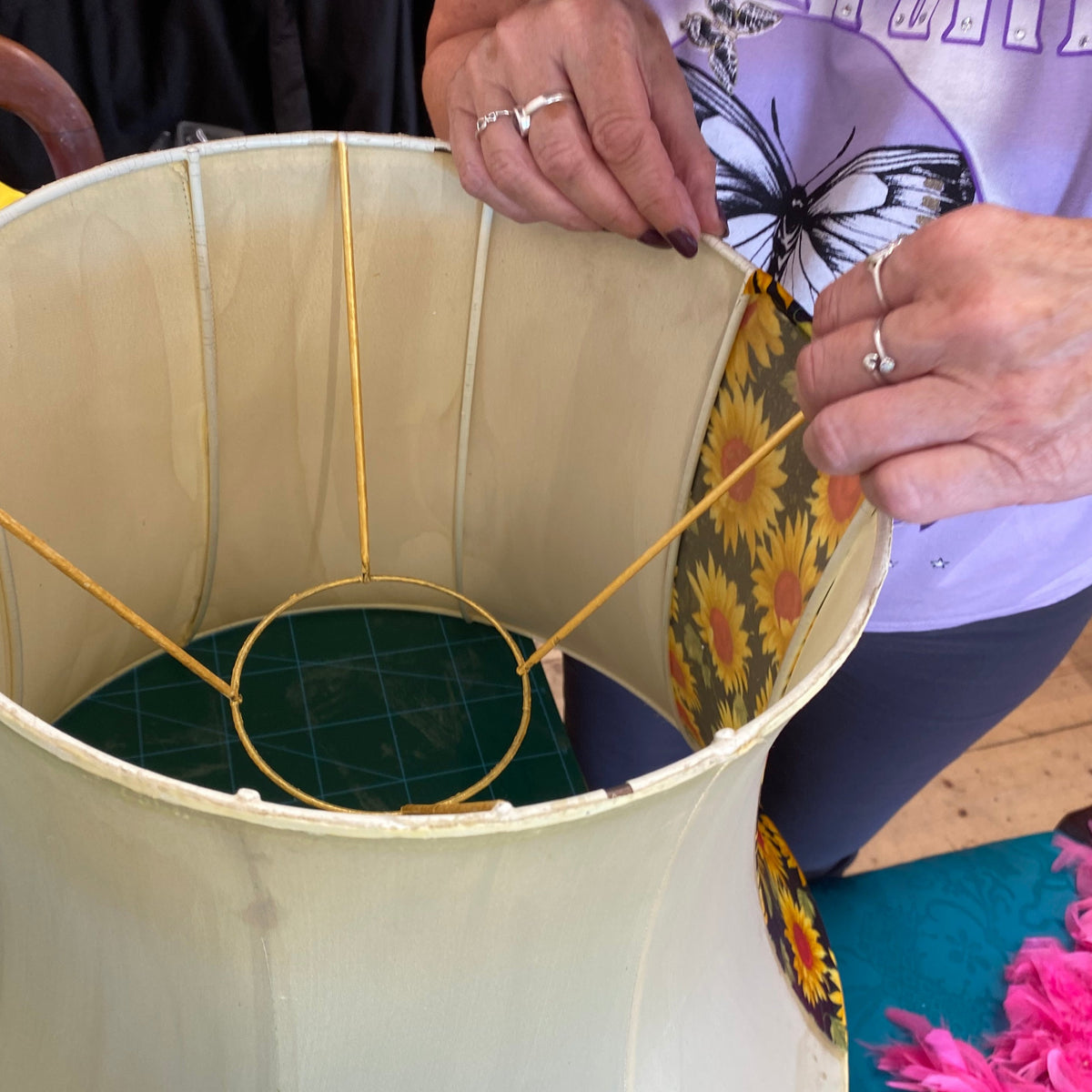 Upcycle A Lamp & Shade Course in Essex | Recycle Workshop – ReVamp ...